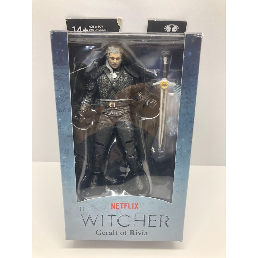Netflix The Witcher Geralt of Rivia 7" Action Figure McFarlane Toys NEW